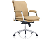 Leather Medium Back Chair